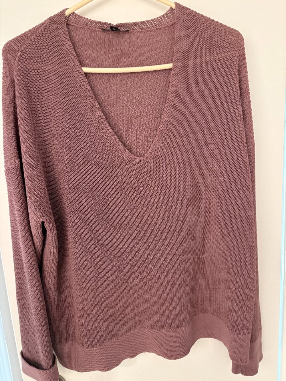 Eileen Fisher Long Sleeved V-Neck Shirt